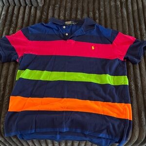 Ralph Lauren Mens Polo Shirt - Navy, Pink, Lime, Orange